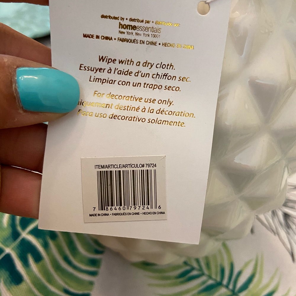 Pineapple white and gold apropos home collection - Picture 3 of 9
